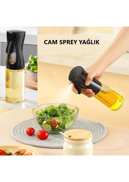 Tekno Trust 2'li Cam Sprey Şişe Yağdanlık Airfryer Püskürtmeli Yağlık Fısfısı Püskürtücü