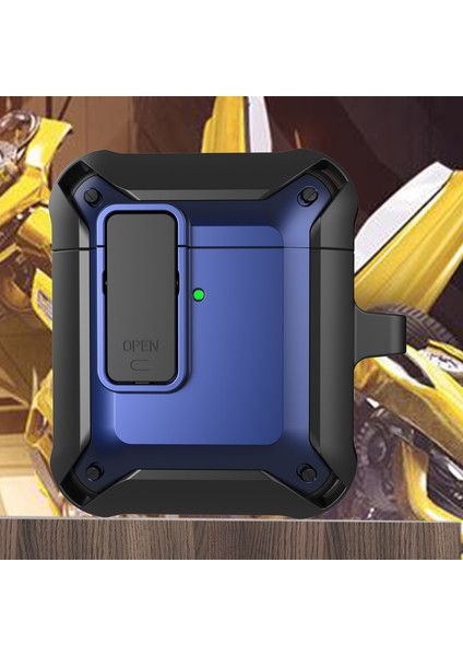 2 In 1 Tpu + Pc Anti Damla Koruyucu Darbeye Dayanıklı Taşınabilir Airpods için Kilit Toka İle 1 2 Kulaklık Kılıfı (Yurt Dışından) fiyatları
