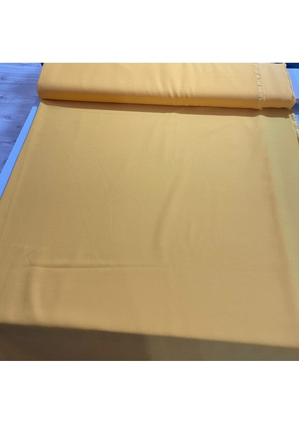 Hardal Renk Örme Krep Kumaş En 140CM