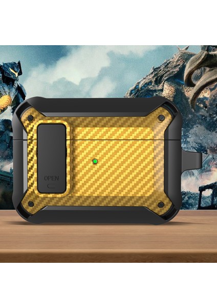 Karbon Fiber Doku Geçmeli Tamı Kablosuz Tpu + Pc Airpods Pro Stil 5 için Koruyucu Kulaklık Kılıfı (Yurt Dışından) fiyatları