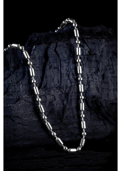 Ince Model Bambu Paslanmaz Çelik Erkek Kadın Kolye Zincir modelleri