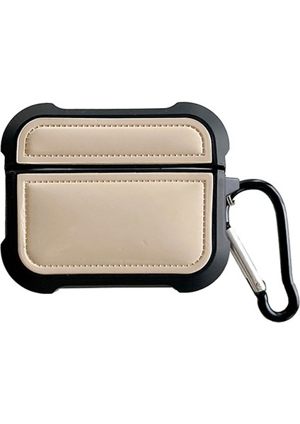 Apple Airpods için 3 Aşağı Ceket Tamı Tpu Koruyucu Anti Kayıp Toka Kayısı İle Anti Damla Kulaklık Kılıfı (Yurt Dışından)