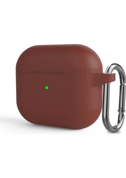 tooth Silikon Koruyucu Toz Geçirmez Apple Airpods için Karabina İle 3 Şarap Kulaklık Kılıfı (Yurt Dışından)