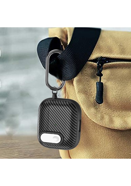 Apple Airpods 3 için Tpu+Pc Toka Tamı Karbon Fiber , Anti Kayıp Kanca + Kulaklık Kılıfı (Yurt Dışından) fiyatları