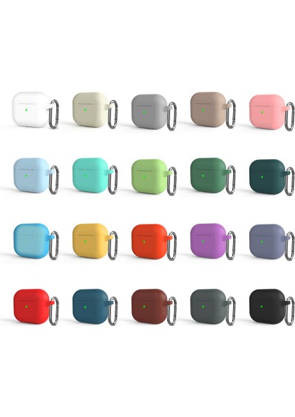 tooth Silikon Koruyucu Toz Geçirmez Apple Airpods için Karabina İle 3 Kulaklık Kılıfı (Yurt Dışından) fiyatları