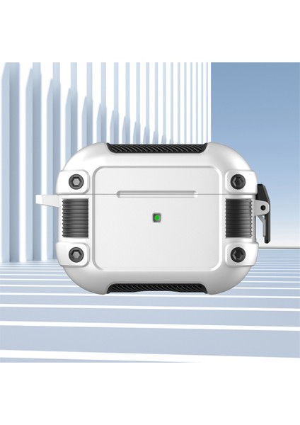 Apple Airpods için Pro Kilit Toka Kutusu Pc + Tpu Kulakiçi Koruyucu Karabina Ile Kulaklık Kılıfı (Yurt Dışından) fiyatları