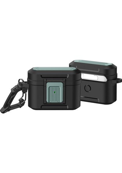 Apple Airpods Pro için Bagaj Tamı Koruyucu Presleme Tokası Tpu + Pc Anti Damla Kulaklık Kılıfı (Yurt Dışından)