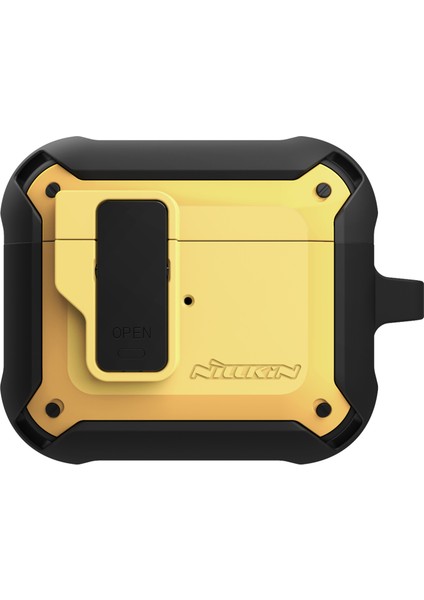 Mecha Ar Pc+Tpu Şık Darbeye Dayanıklı, Aşınmaya Dayanıklı Airpods için Metal Kancalı Koruyucu 3 Kulaklık Kılıfı (Yurt Dışından) fiyatları