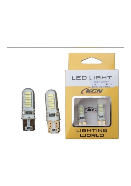 Led Ampul 12V T10 12 Cob Led Beyaz