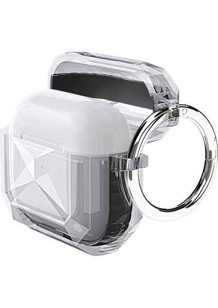 Apple Airpods 3 Rose için Tam Koruma Eşkenar Dörtgen Tarzı Darbeye Dayanıklı Koruyucu Kulaklık Kılıfı (Yurt Dışından) fiyatları