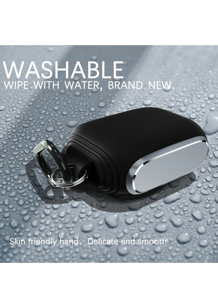 Silikon + Alüminyum Alaşımlı Koruyucu Apple Airpods Pro için Karabina İle Kulaklık Kılıfı (Yurt Dışından) fiyatları