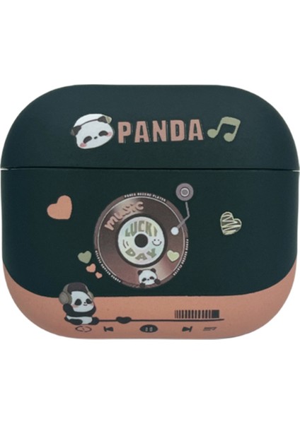 Apple Airpods Pro Koruyucu Tpu Güzel Panda Kabuk Kulaklık Kılıfı (Yurt Dışından)