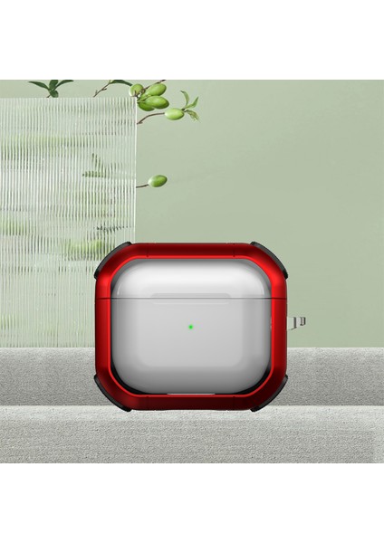 Apple Airpods 3 için tooth Koruyucu Pc + Tpu Karabina İle Şeffaf Kulaklık Kılıfı (Yurt Dışından) fiyatları