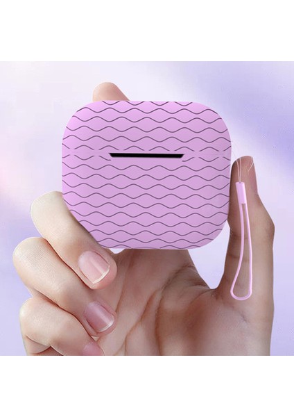 Apple Airpods Pro 2 için Dalgalı Kenar Okyanus Tarzı Silikon tooth Anti Damla Kordon Turuncu Kulaklık Kılıfı (Yurt Dışından) fiyatları