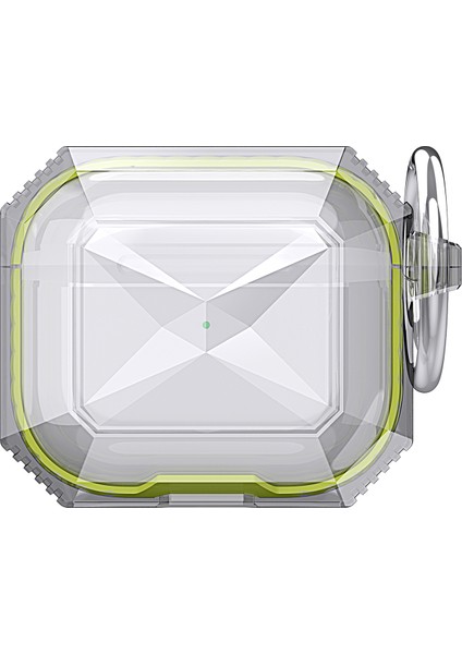Apple Airpods 3 için Tam Koruma Eşkenar Dörtgen Tarzı Darbeye Dayanıklı Koruyucu Kulaklık Kılıfı (Yurt Dışından)