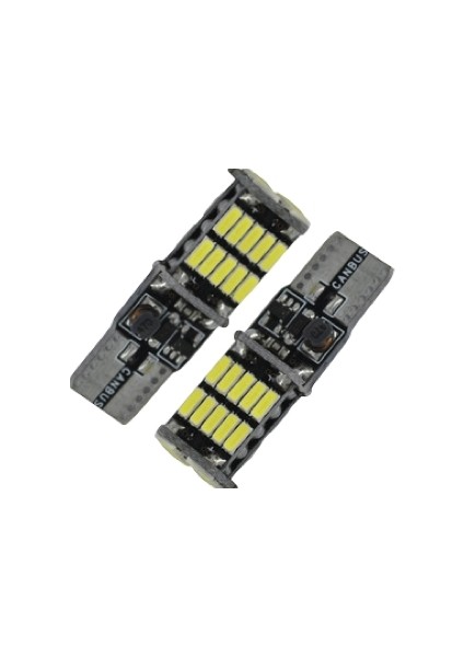 Led Ampul 12V T10 26Smd Canbus Beyaz