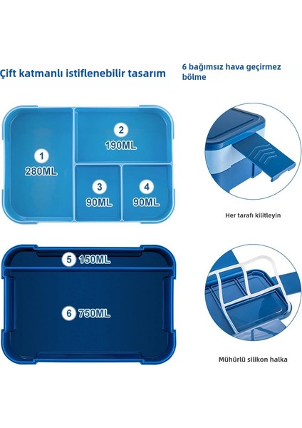 Isıtılabilir Öğle Yemeği Kutusu, Mühürlü ve Sızdırmaz Yetişkin Öğle Yemeği Kutusu (Yurt Dışından)