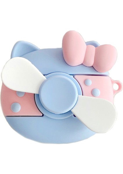 Apple Airpods 3 için , Döner Fan Tamı tooth Karabina İle Silikon Kulaklık Kılıfı (Yurt Dışından)