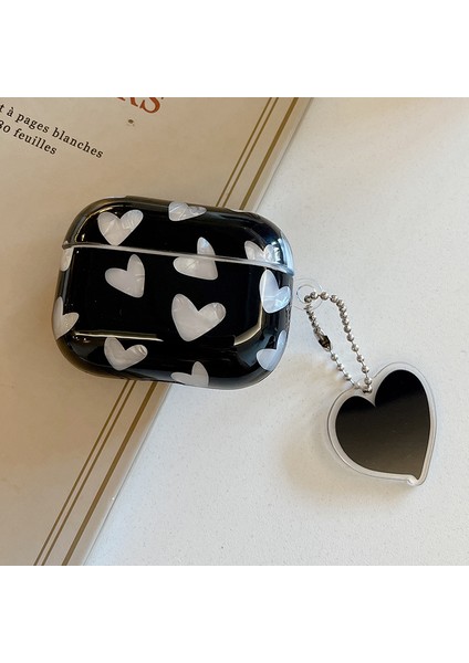 Apple Airpods 3 için Şık Kalp Desenli Tpu Lı Koruyucu Kolye Kulaklık Kılıfı (Yurt Dışından) fiyatları