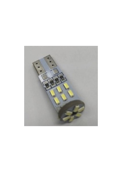 Led Ampul 12V T10 18Smd Canbus Beyaz