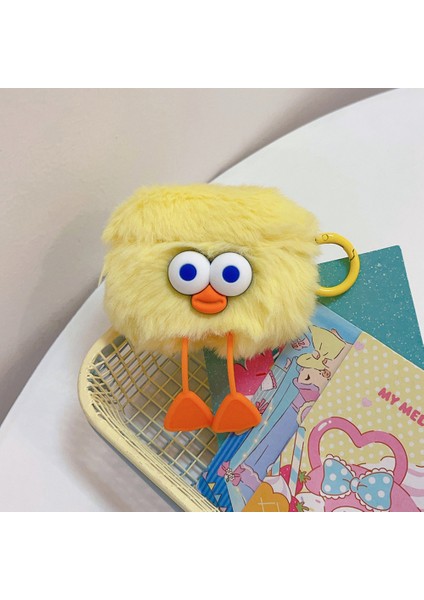 Apple Airpods Pro 2 için Kutusu Karikatür Ördek Kabarık Halka Toka Ördek Ayakları Kulaklık Kılıfı (Yurt Dışından) fiyatları