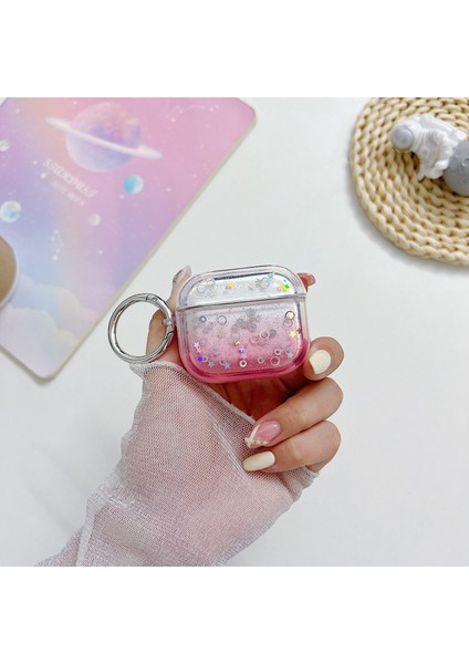 Apple Airpods 3 için tooth Pc Koruyucu Sevimli Glitter Anti Damla Kulaklık Kılıfı (Yurt Dışından)