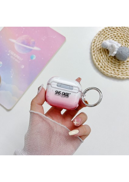 Apple Airpods 3 için tooth Pc Koruyucu Sevimli Glitter Anti Damla Kulaklık Kılıfı (Yurt Dışından)