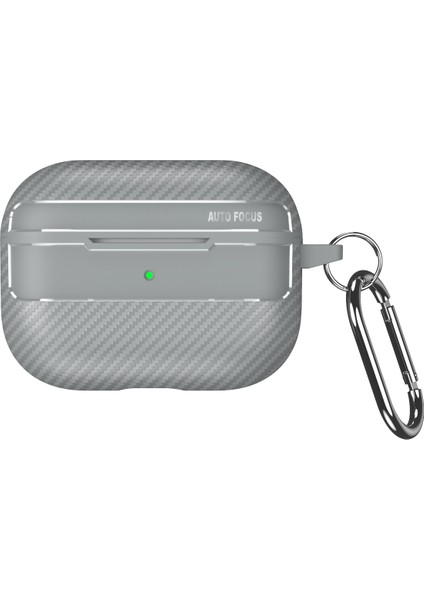 Apple Airpods Pro için Şık Karbon Fiber Tpu Çizilmez tooth Tam Vücut Koruma Kol Kulaklık Kılıfı (Yurt Dışından)