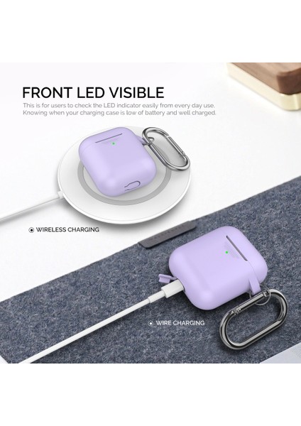 Apple Airpods için 2016 2019 Airpods Kablosuz 2019 Silikon Darbeye Dayanıklı Kulaklık Kılıfı (Yurt Dışından) fiyatları