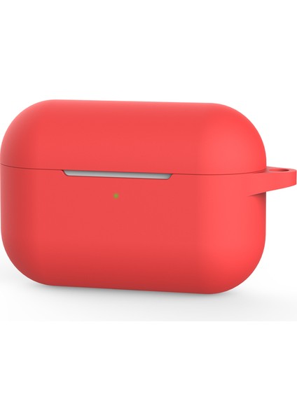 Apple Airpods Pro Red için Tokalı Silikon Kulaklık Kılıfı (Yurt Dışından) fiyatları