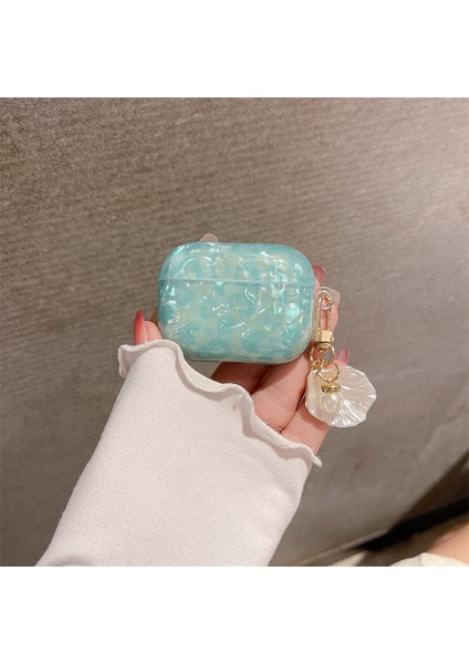 Apple Airpods Pro için Moda Kabuk Tahıl tooth Tpu Kabuk Kolye Tamı Koruyucu Kulaklık Kılıfı (Yurt Dışından) fiyatları