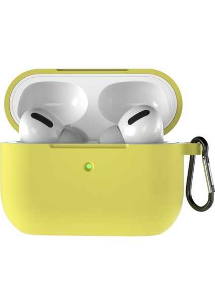 Apple Airpods Pro için Tokalı Silikon Kulaklık Kılıfı (Yurt Dışından)