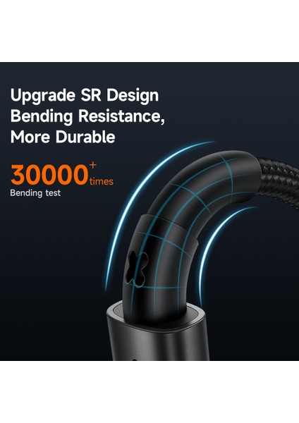 iPhone 15 Serisi Için Mdd 1,2m 6A Usb'den Type-C'ye Veri Kablosu Akıllı Telefon Için USB 100W Hızlı Şarj Kablosu (Siyah) (Yurt Dışından)