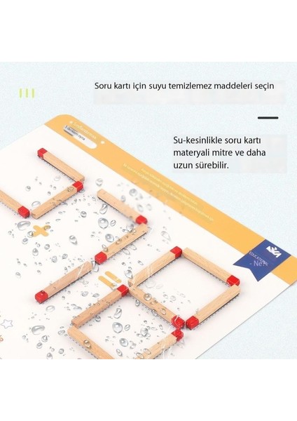 Content dolls Çocuk Ahşap Manyetik Düşünme Maçları Oyunu Çocukların Geometrik Düşünme (Yurt Dışından)