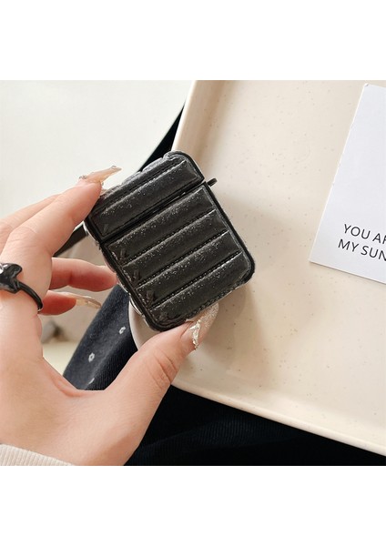 Airpods için 2016 2019 Airpods Kablosuz 2019 Parlak Lı Aşağı Ceket Tamlı Taşıma Çantası Kulaklık Kılıfı (Yurt Dışından) fiyatları