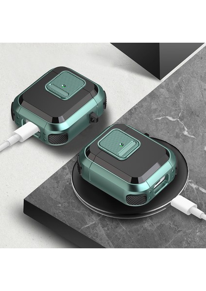 Apple Airpods için 2016 2019 Airpods Kablosuz 2019 Tpu Pc Kulaklık Kılıfı (Yurt Dışından)