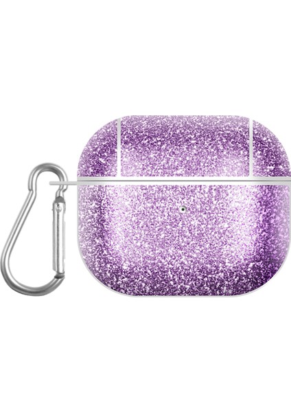 Apple Airpods 3 tooth Şarj Koruyucu için Glitter Tpu+Pu Kulaklık Kılıfı (Yurt Dışından)