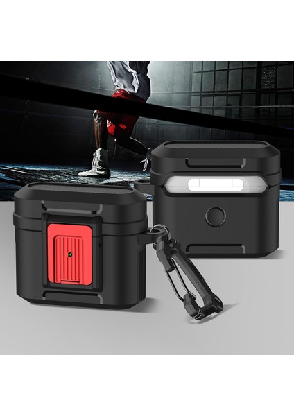 Apple Airpods 3 için Pc+Tpu Kilit Tamlı Asılı Tokalı Kulaklık Kılıfı (Yurt Dışından) fiyatları