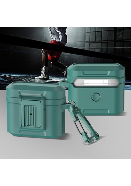 Apple Airpods 3 için Pc+Tpu Kilit Tamı Asılı Tokalı Kulaklık Kılıfı (Yurt Dışından) fiyatları