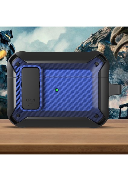 Karbon Fiber Doku Geçmeli Tamı Kablosuz Tpu + Pc Airpods Pro Stil 7 için Koruyucu Kulaklık Kılıfı (Yurt Dışından) fiyatları