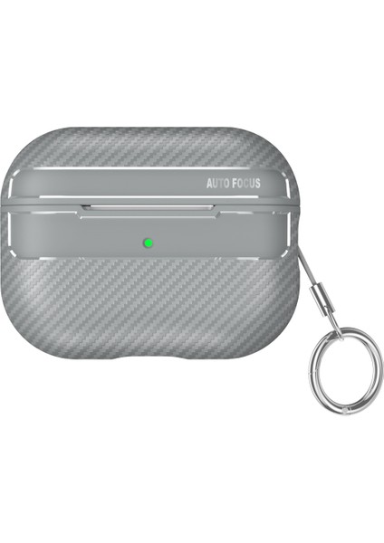 Airpods Pro 2 için Tpu Çizilmez Anti Damla Karbon Fiber Doku tooth Koruyucu Kulaklık Kılıfı (Yurt Dışından)