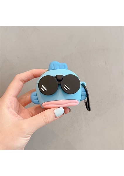 Apple Airpods için 3 Karikatür Palyaço Balığı Silikon Anti Damla Koruyucu Asılı Toka İle Kulaklık Kılıfı (Yurt Dışından) fiyatları