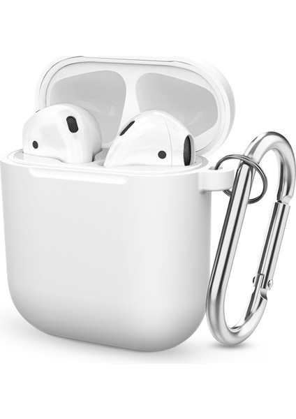 Apple Airpods için Kablosuz 2019 Airpods 2019 2016 Kalınlaştırılmış Silikon Kulaklık Kılıfı (Yurt Dışından)