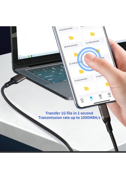 iPhone 15 Serisi Için 0.5 M USB 3.2 10 Gbps Kablo USB Tip-C Kablosu SSD Sabit Disk Bağlantı Kablosu 3A 60 W Qc 3.0 Hızlı Şarj (Yurt Dışından)