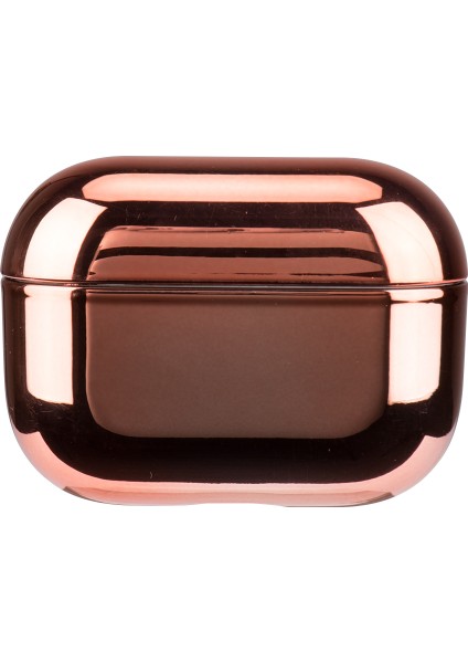 Apple Airpods Pro Rose Gold için Galvanik Plastik Renkli Kulaklık Kılıfı (Yurt Dışından)