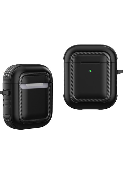 Moda Tpu + Pc Anti Damla Toz Geçirmez Kablosuz Koruyucu Apple Airpod'Lar için Ile 2016 2019 Airpods İle Kablosuz 2019 Stıl 3 Kulaklık Kılıfı (Yurt Dışından)