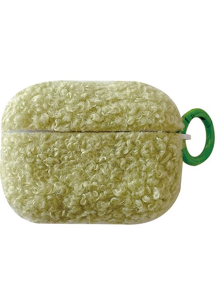 Apple Airpods Pro 2 için Katı Renk Peluş Kutusu tooth Anti Scratch Tpu Toka Ile Kulaklık Kılıfı (Yurt Dışından)