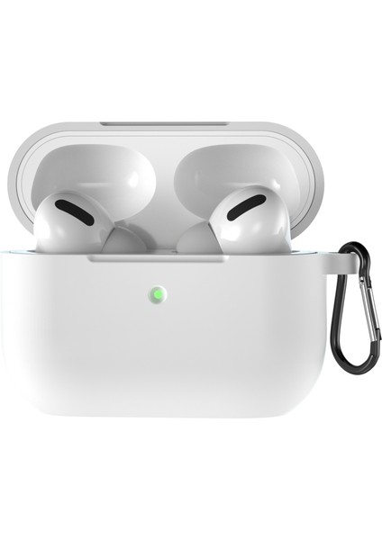 Apple Airpods Pro için Tokalı Silikon Kulaklık Kılıfı (Yurt Dışından)