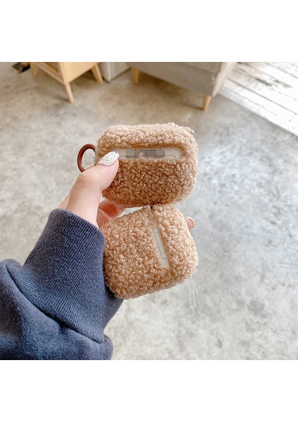 Apple Airpods Pro 2 için Katı Renk Peluş Kutusu tooth Anti Scratch Tpu Toka Kulaklık Kılıfı (Yurt Dışından) fiyatları