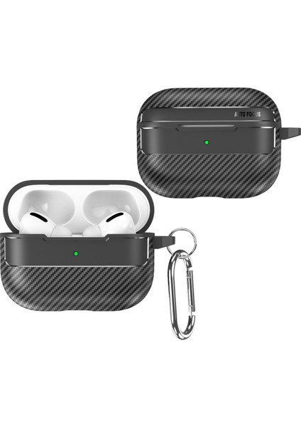 Apple Airpods Pro için Şık Karbon Fiber Tpu Çizilmez tooth Tam Vücut Koruma Kol Kulaklık Kılıfı (Yurt Dışından) fiyatları